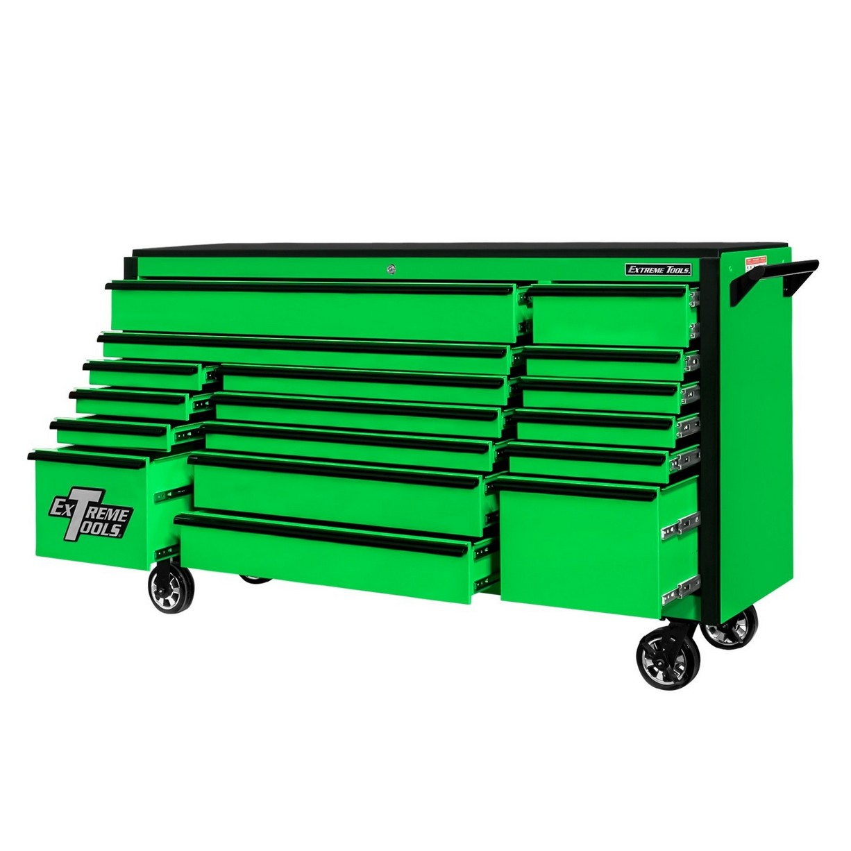 Extreme Tools DX Series 72” 17 Drawer Roller Cabinet