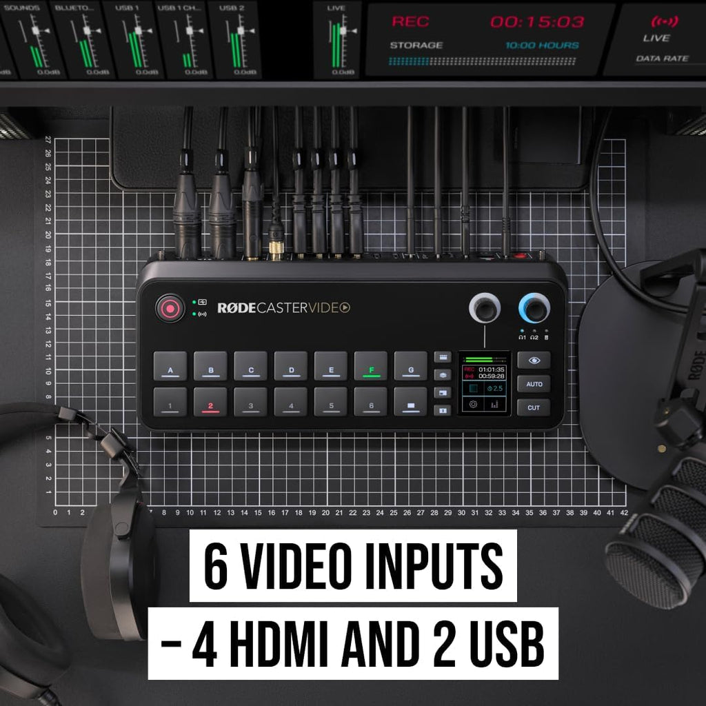 All-in-One Production Solution for Podcasting, Streaming, Music Production and Content Creation,Black
