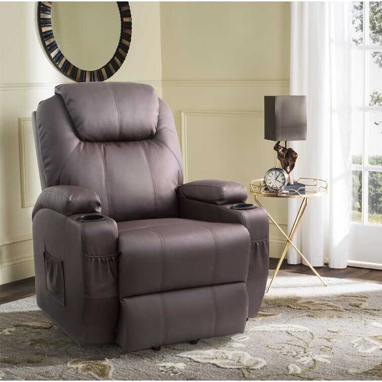Faux Leather Power Lift Recliner Chair with Massage and Heating Functi - Bed Bath & Beyond