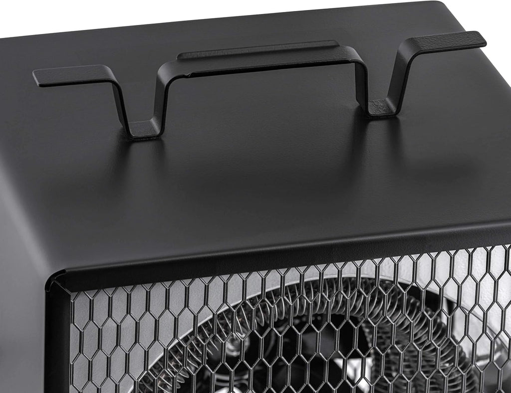 Portable Heater (240V) Portable Electric Garage Heater Heats Up to 600 sq. ft. with 6-Foot Cord Wrap and Carrying Handle | 5600 Watt Portable Electric Shop Heater for Garage and Work Shop