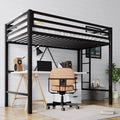 Junior Loft Bed Twin Size, Heavy Duty Twin Bed Frame