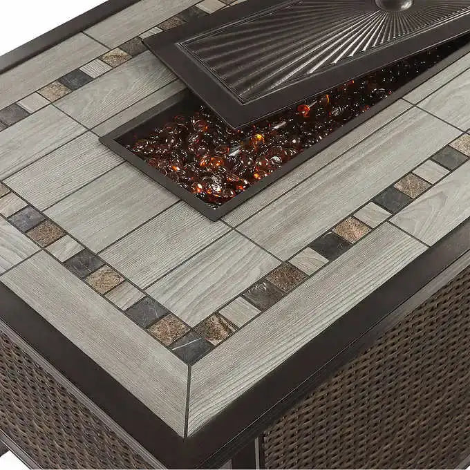 Agio 5-piece Fire Outdoor Seating Set - Bed Bath & Beyond