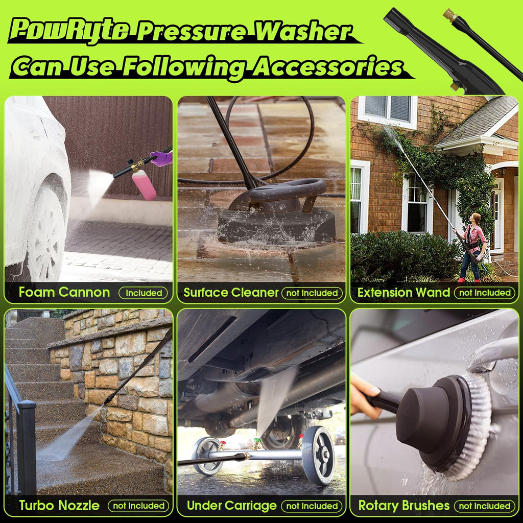 Electric Pressure Washer, 3500 PSI 2.4 GPM