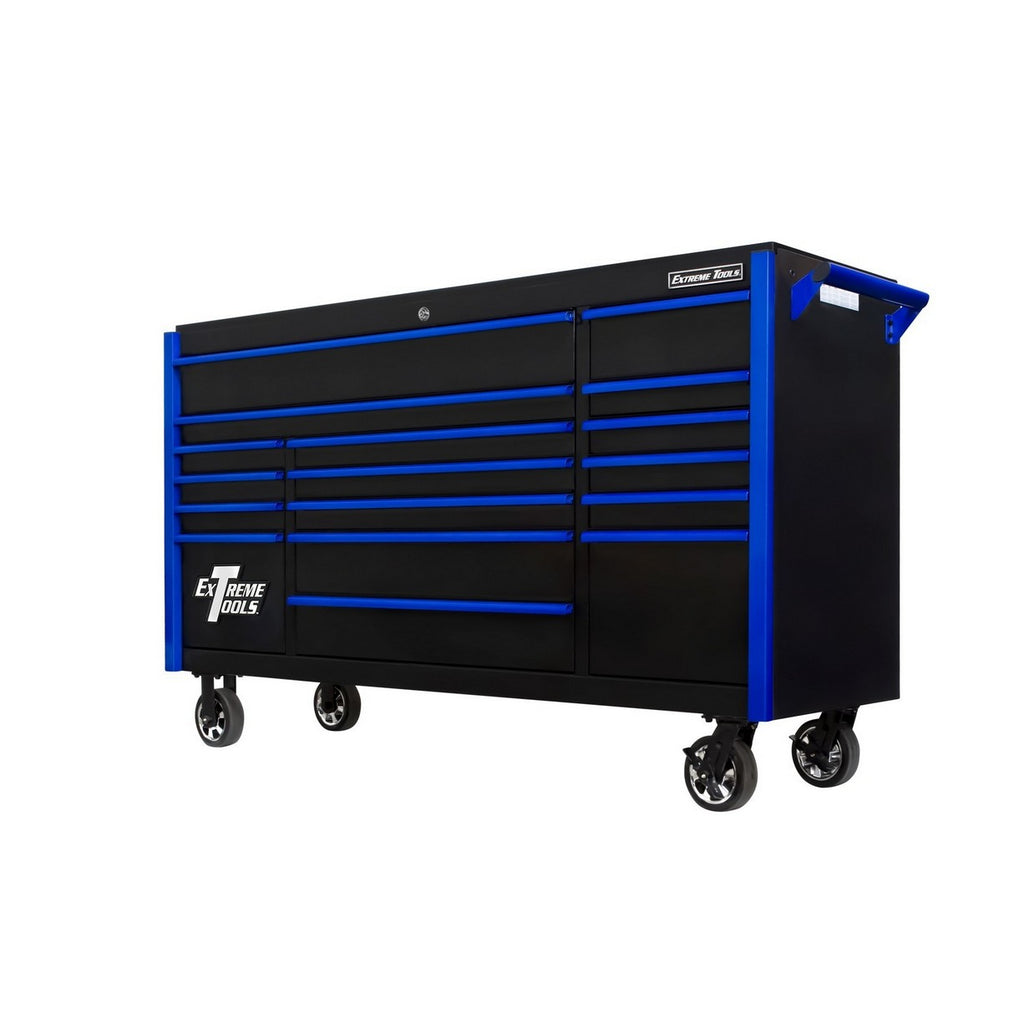 Extreme Tools DX Series 72” 17 Drawer Roller Cabinet
