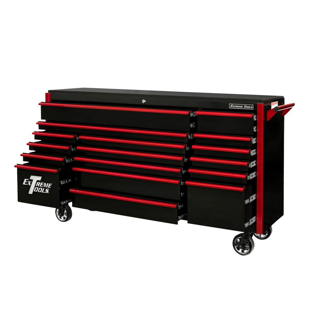 Extreme Tools DX Series 72” 17 Drawer Roller Cabinet
