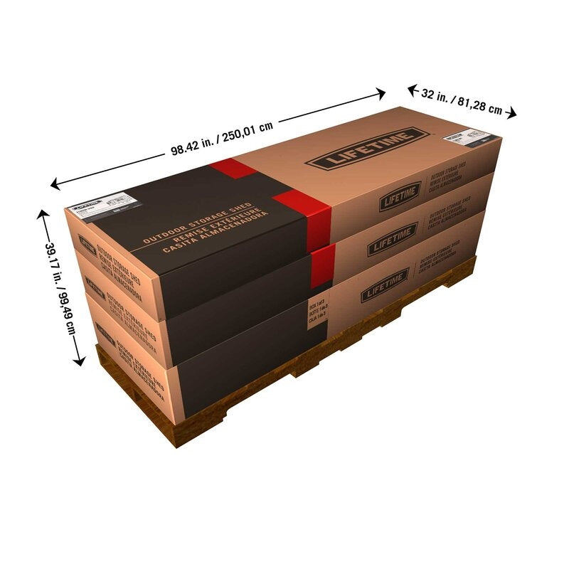 15 ft. x 8 ft. Double Door Storage Shed - HomeDepot