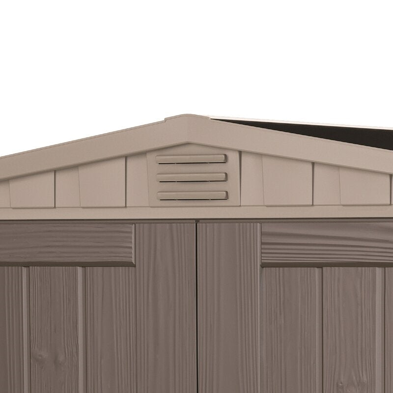 Factor 6 ft. W x 3.5 ft. D Plastic Tool Shed