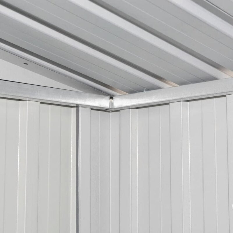 Disckinson 8.4 ft. W x 7.6 ft. D Metal Corner Tool Shed