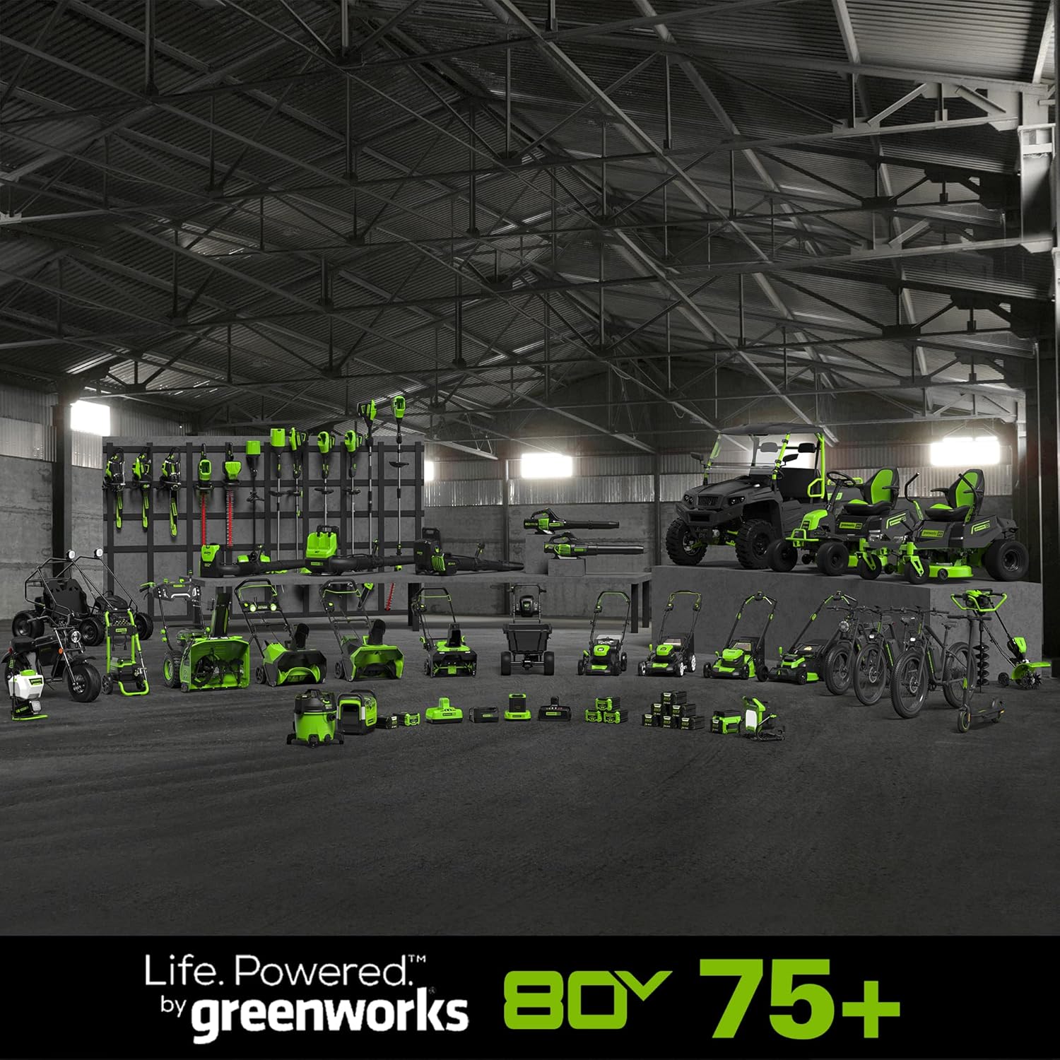 80V 8 inch Brushless Edger, Battery Not Included ED80L00