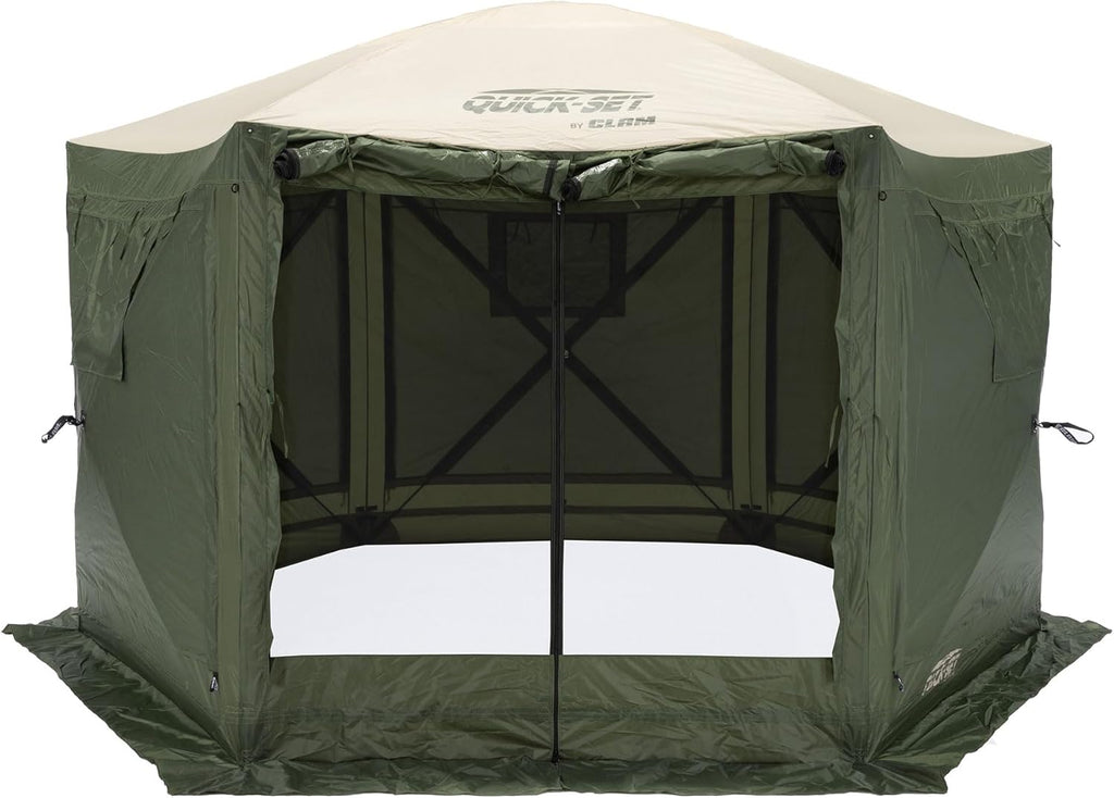 Screen Tent, Outdoor Camping Gazebo Canopy, Escape, 11.5', Brown