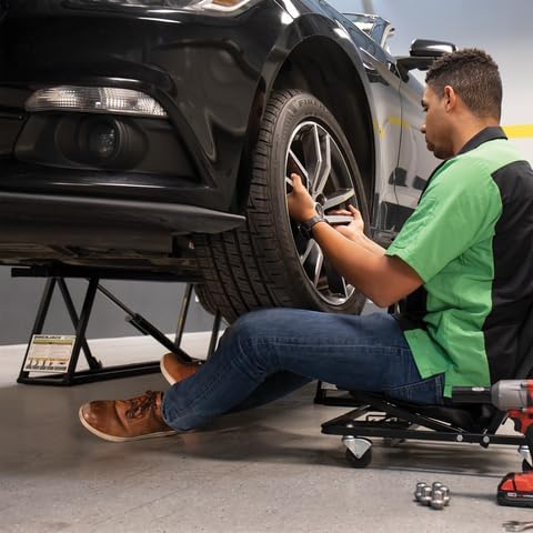 5000TL Portable Car Lift – ALI Certified 5,000 lb Capacity with 110V Power Unit, Compact Alternative to a 2-Post Car Lift for Garage, Home Mechanics, DIY Auto Repair, or Shop Use