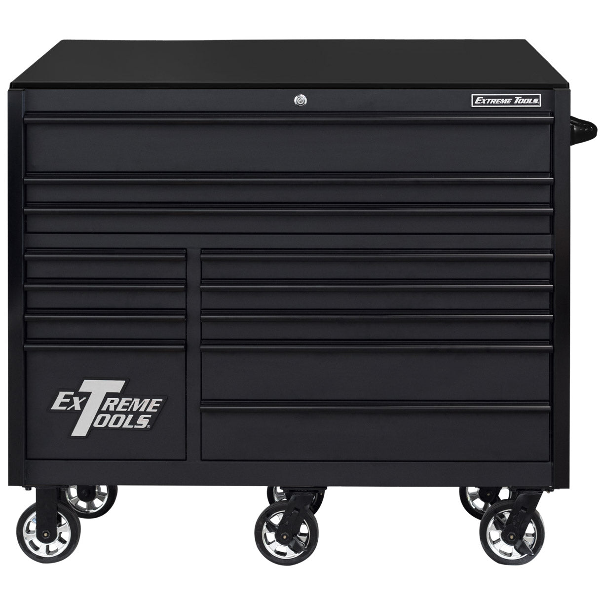 Extreme Tools RX Series 55” 12 Drawer Roller Cabinet with 150 lbs. Slides