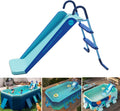 Pool Slide Inflatable Swimming Water Slide, Summer Swimming Pool Supplies Universal Trampoline Ladder Backyard Slide Home Playground Equipment