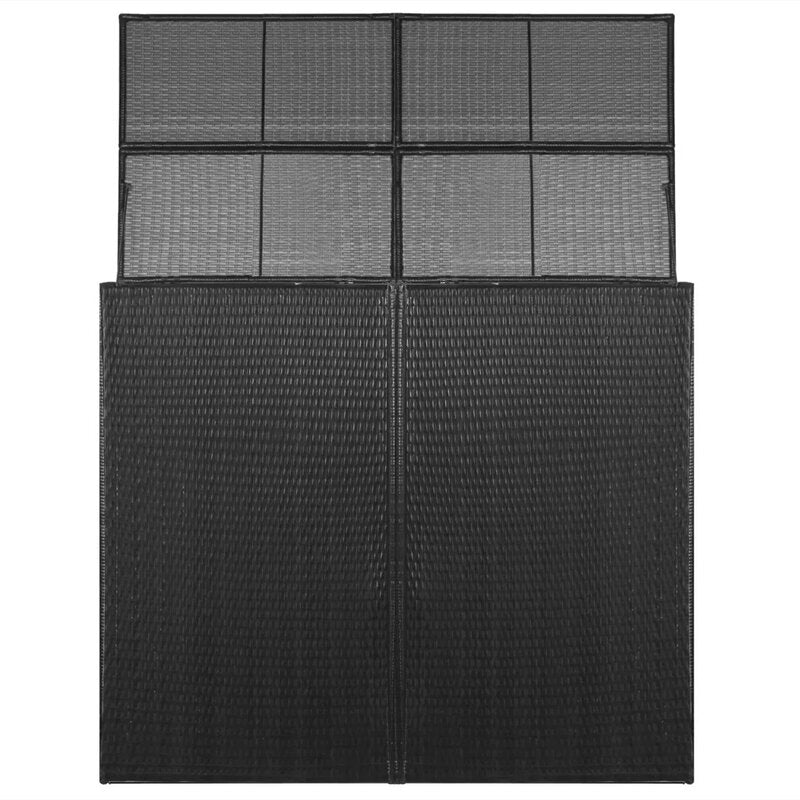 Cresskill 5 ft. W x 3 ft D Plastic Horizontal Garbage Shed
