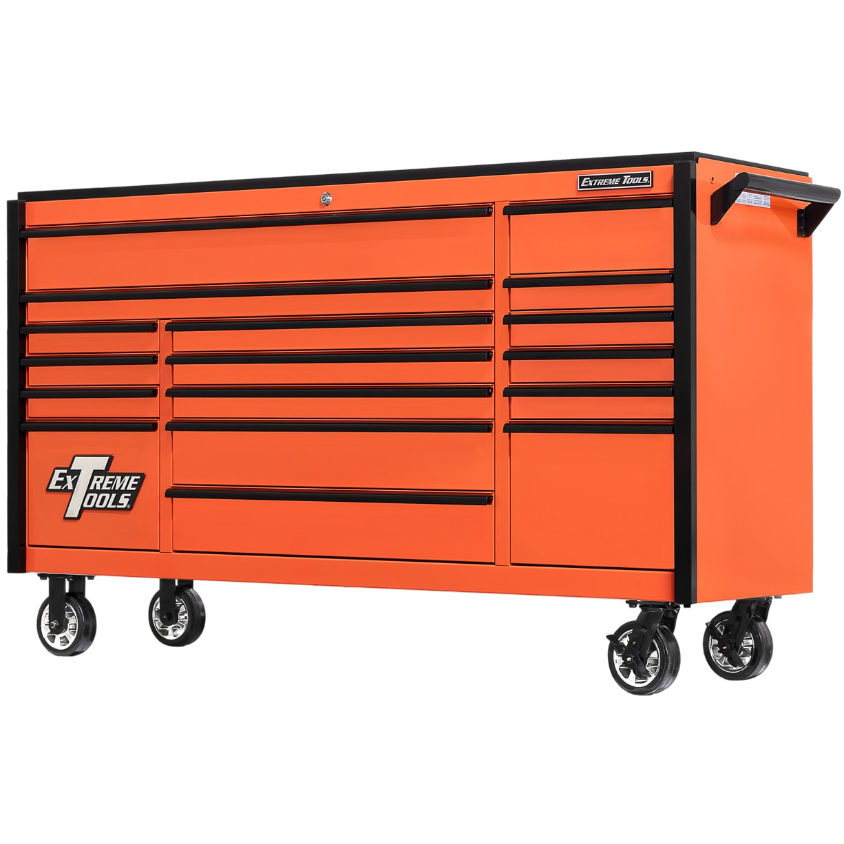 Extreme Tools DX Series 72” 17 Drawer Roller Cabinet