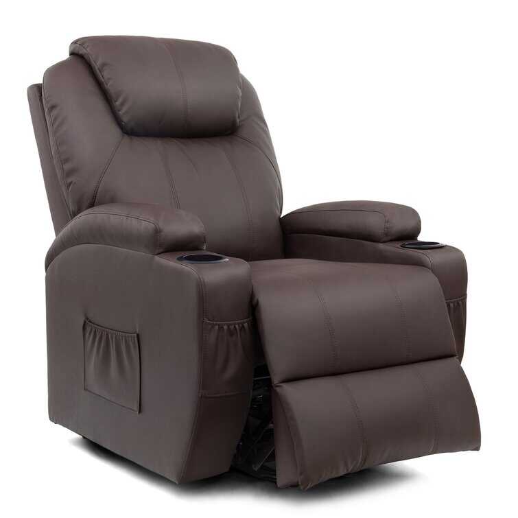 Faux Leather Power Lift Recliner Chair with Massage and Heating Functi - Bed Bath & Beyond