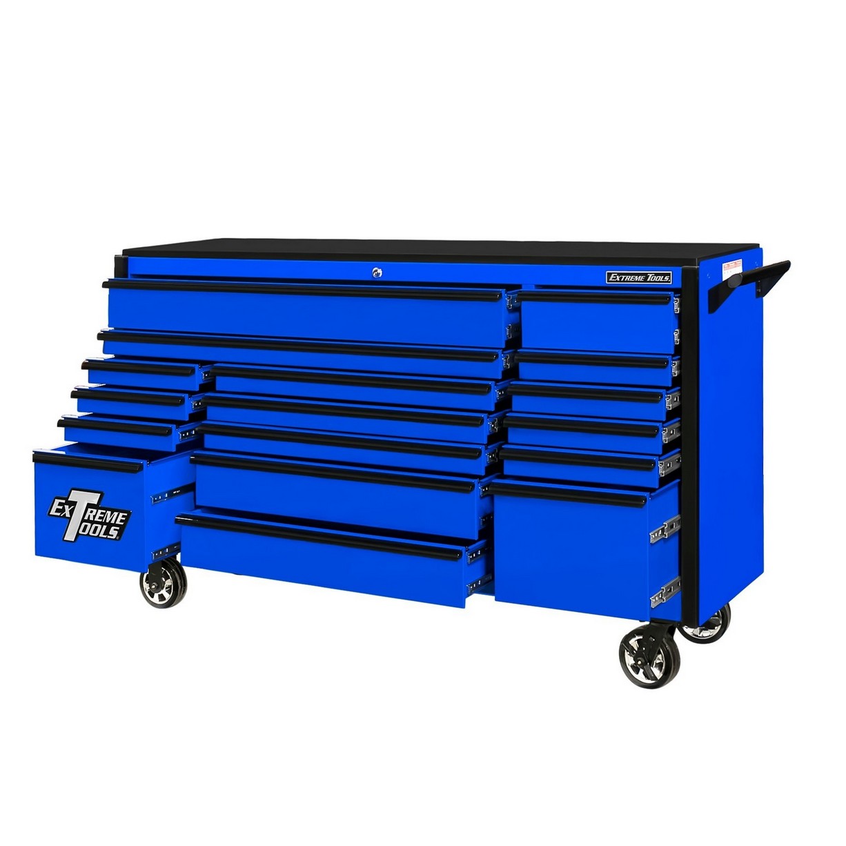 Extreme Tools DX Series 72” 17 Drawer Roller Cabinet