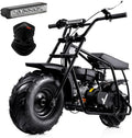 Mini Dirt Bike GMB100, 99 CC Gas Powered Mini Bike 4 Stroke 3HP, Off Road Mini Bikes for Kids and Adult, Trail Bike Up to 24 Mph, Weight Support Up to 185 LBS (Black)