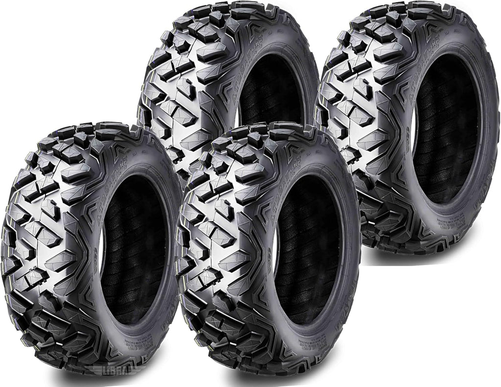 Set of 4 New ATV/UTV Tires 27x9-14 Front & 27x11-14 Rear /6PR P350-10385/10386...