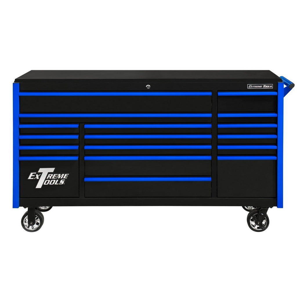 Extreme Tools DX Series 72” 17 Drawer Roller Cabinet