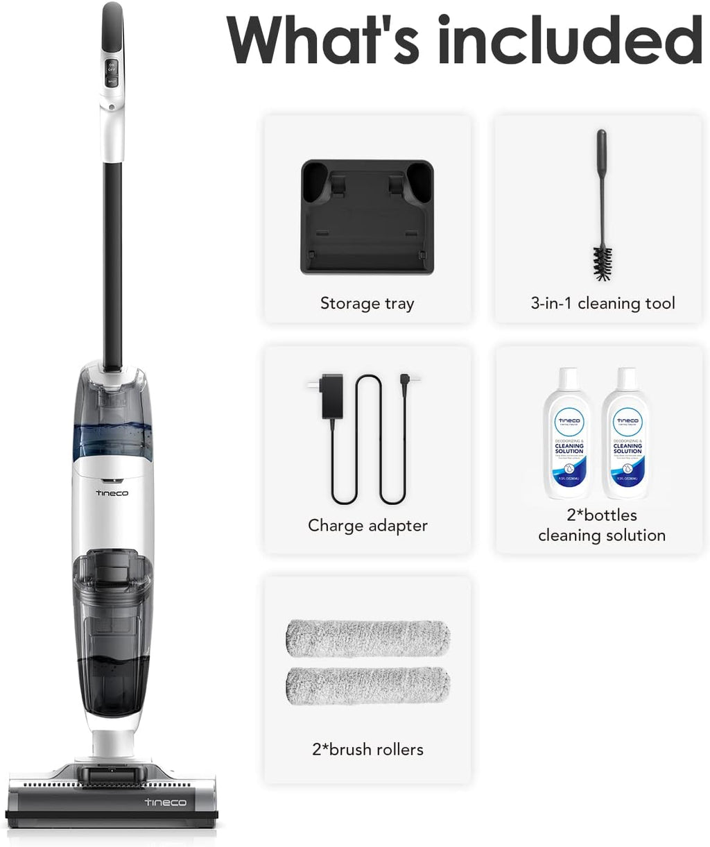 Complete Cordless Wet Dry Vacuum Floor Cleaner and Mop, One-Step Cleaning for Hard Floors, Great for Sticky Messes and Pet Hair