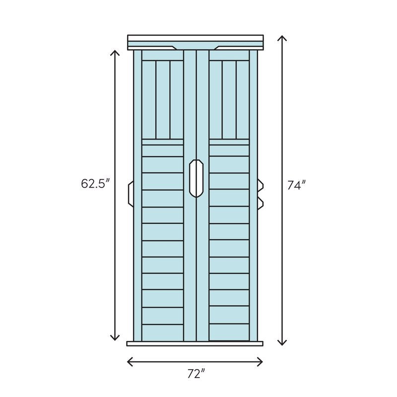 Outdoor Living Today Grand Garden Chalet 6 ft. W x 3 ft. D Solid Wood Tool Shed