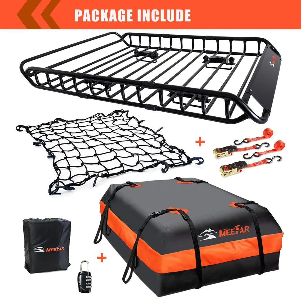 Roof Rack Carrier Basket Universal Rooftop