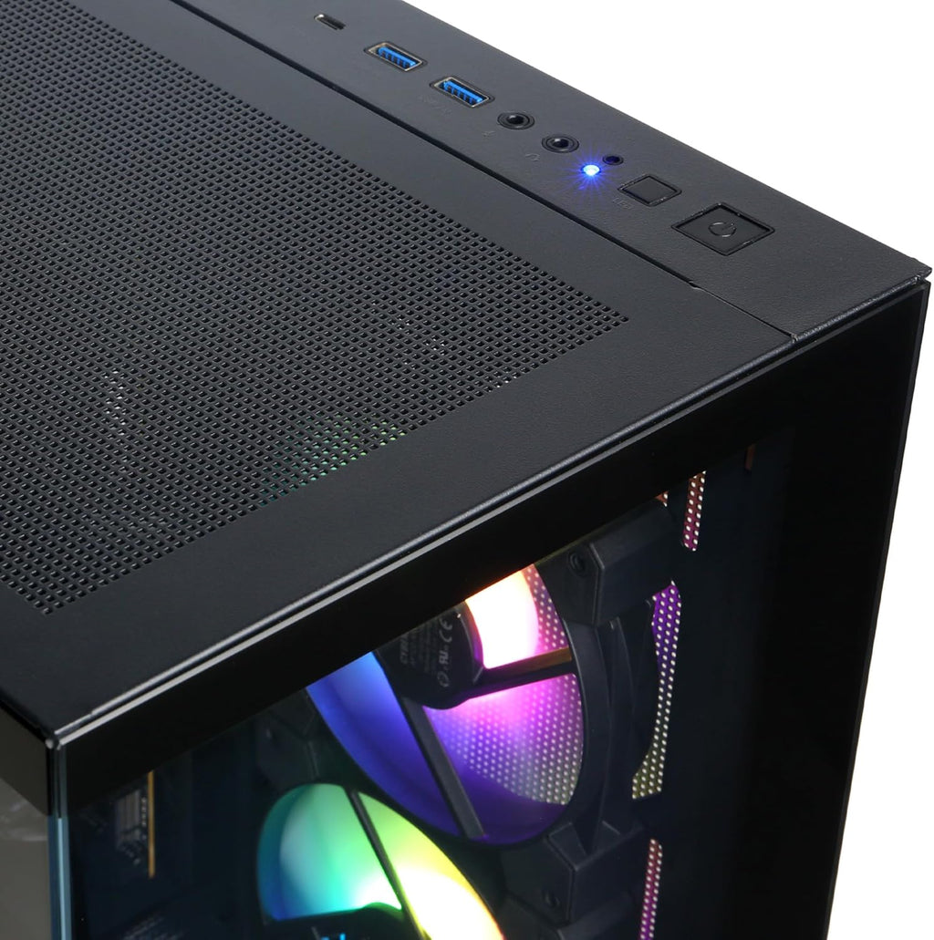 Gaming PC, Intel Core i5-13400F 2.5GHz, GeForce RTX 4060 8GB, 16GB DDR5, 1TB PCIe Gen4 SSD, WiFi Ready & Windows 11 Home (GXiVR8060A24)