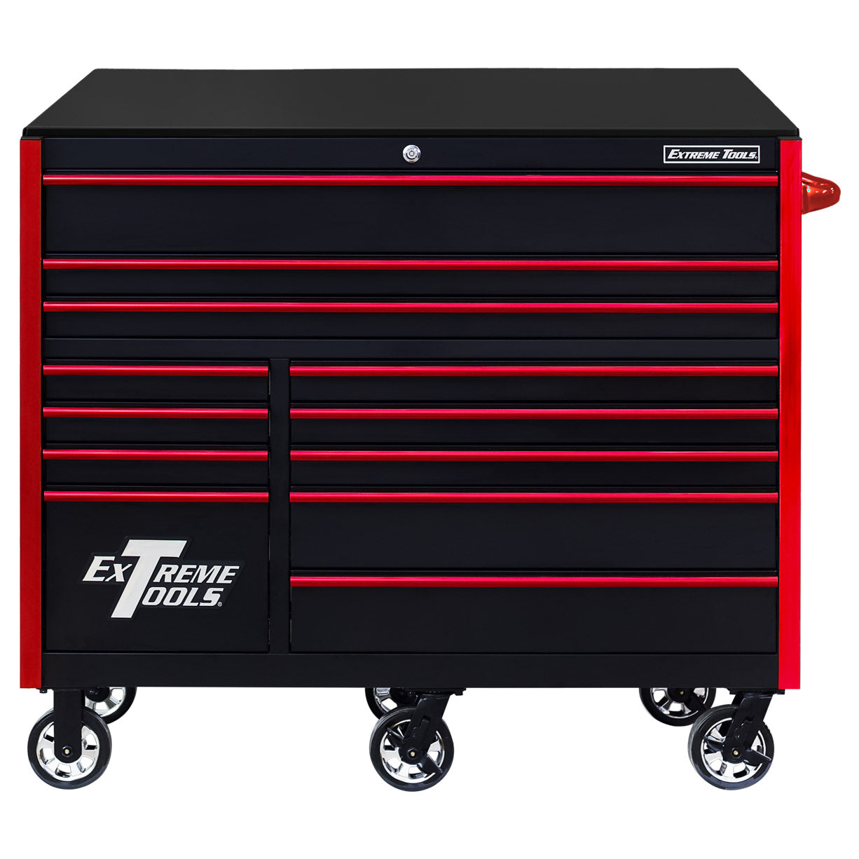 Extreme Tools RX Series 55” 12 Drawer Roller Cabinet with 150 lbs. Slides