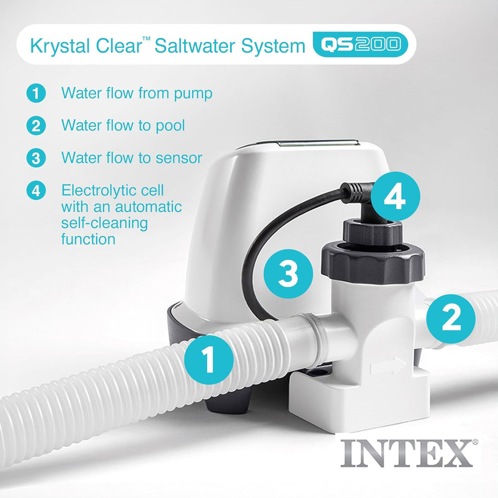 Krystal Clear Saltwater System for Above-Ground Pools up to 15,000 Gallons