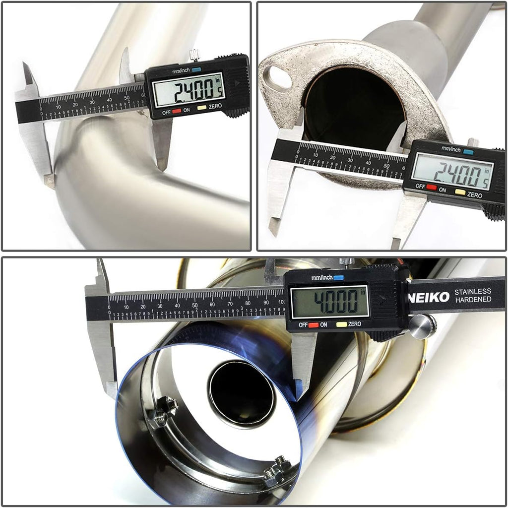 CBE-HC06EX-BT Catback Exhaust System [for 06-11 Honda Civic EX/LX/DX]