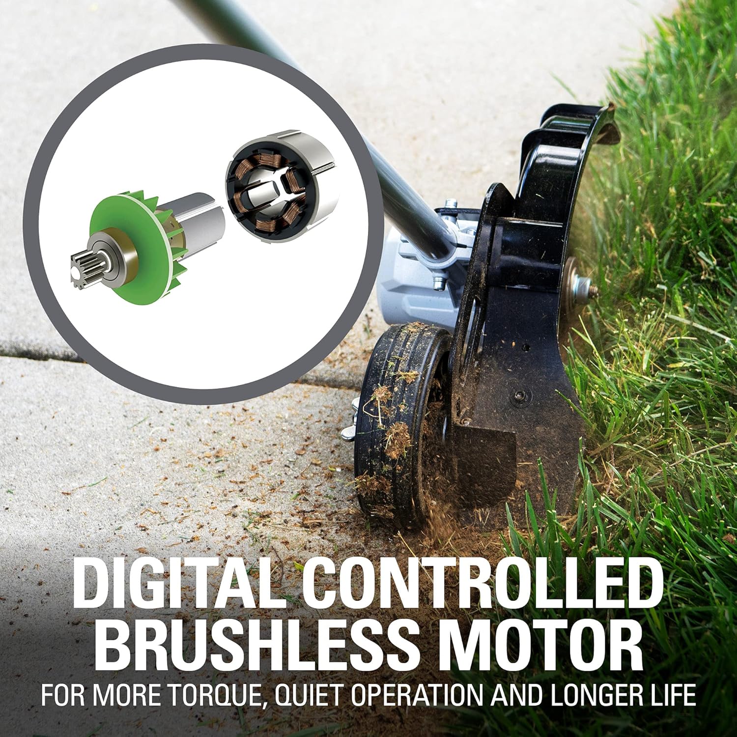 80V 8 inch Brushless Edger, Battery Not Included ED80L00