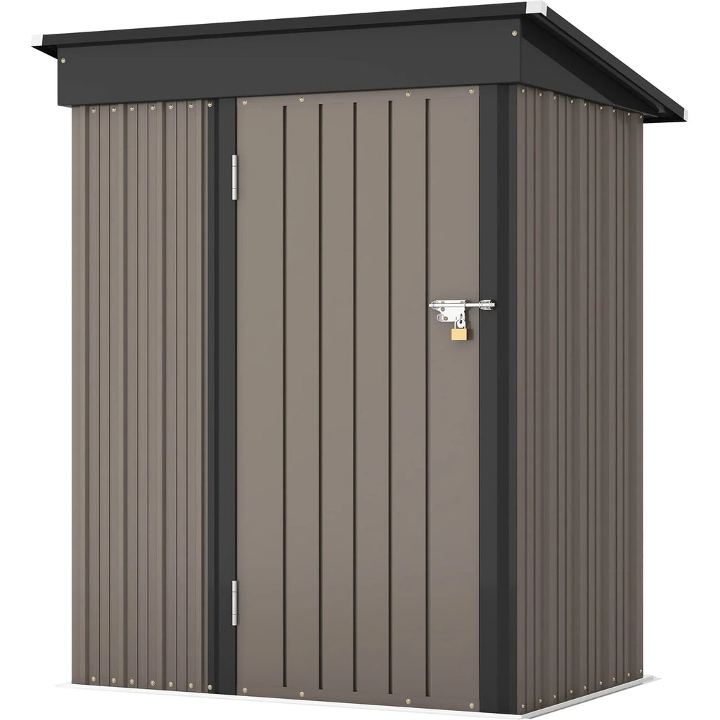 5x3 FT Outdoor Storage Shed for Backyard Garden Patio Lawn