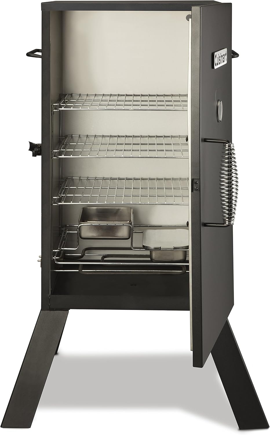 30" Electric Smoker, 3 Adjustable Racks, Large Capacity BBQ Meat Smoker, Water & Wood Trays for Smoked Meat, Brisket, Salmon & Jerky, Adjustable Temperature Control