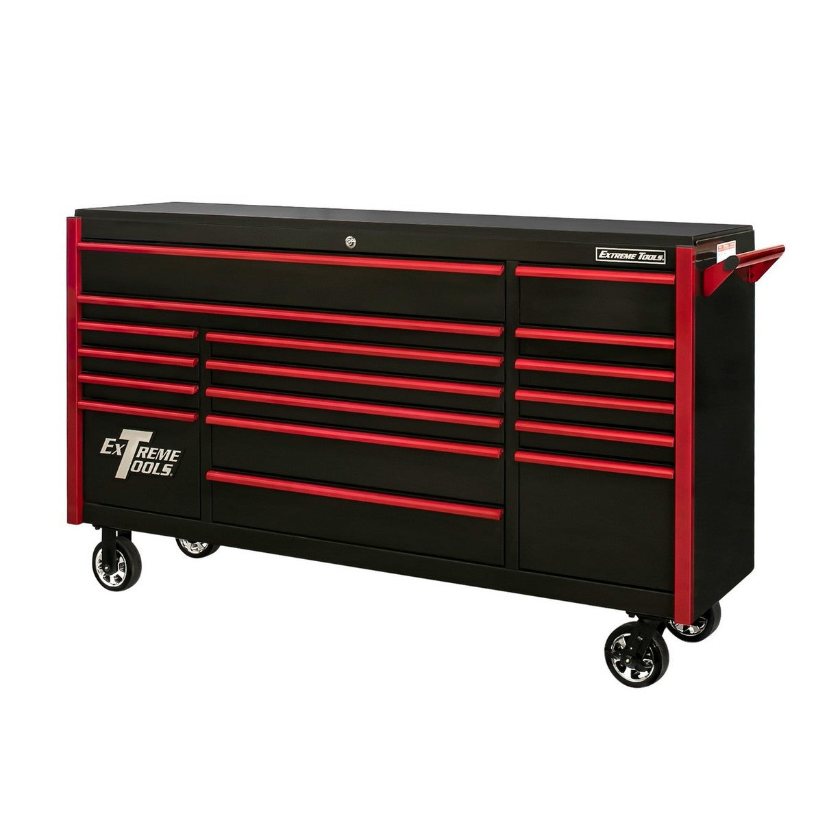 Extreme Tools DX Series 72” 17 Drawer Roller Cabinet
