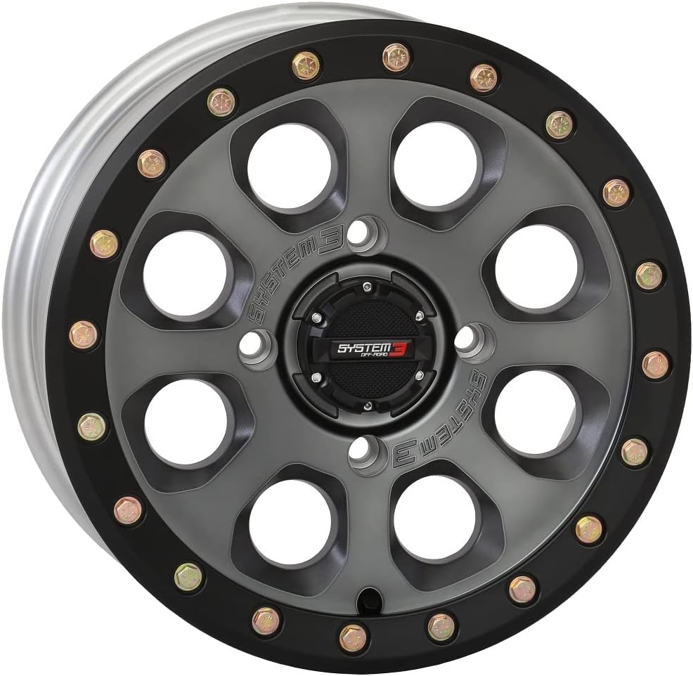 SB-7 Beadlock 15" Wheels Titanium (5+2) Polaris RZR 1000 XP/Ranger XP 900/1000