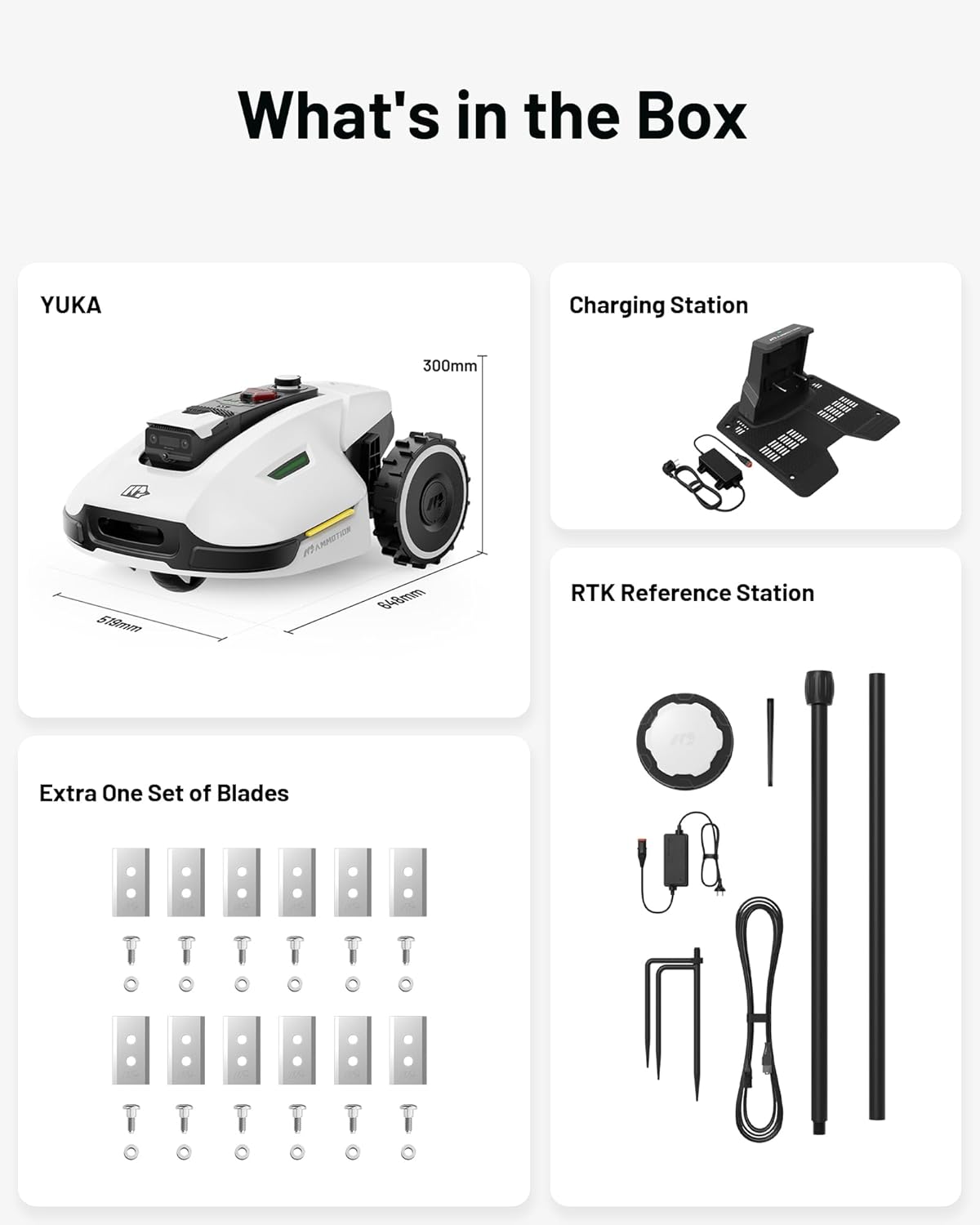 2000 Robot Lawn Mower with 4G, Reception 0.5 Acre,Max. 0.7 Acre, Ultrasense AI Vision & RTK, Auto Mapping & App Control,45% Slope,Wireless Perimeter,Dual Cutting Discs, 20 Mowing Zones