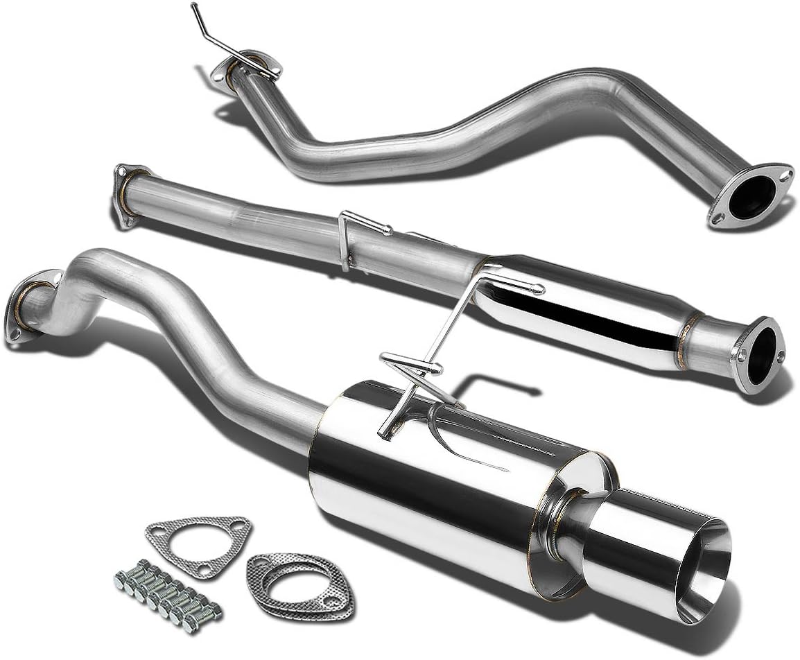 CBE-HC922-NRT Stainless Steel Cat Back Exhaust System [Compatible with 92-00 Honda Civic Coupe/Sedan]