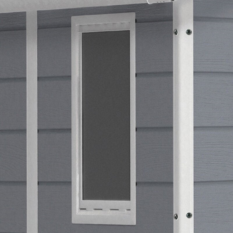 Manor 6 ft. W x 7.5 ft. D Plastic Storage Shed