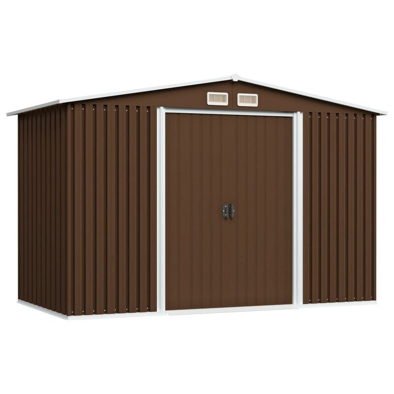Disckinson 8.4 ft. W x 7.6 ft. D Metal Corner Tool Shed