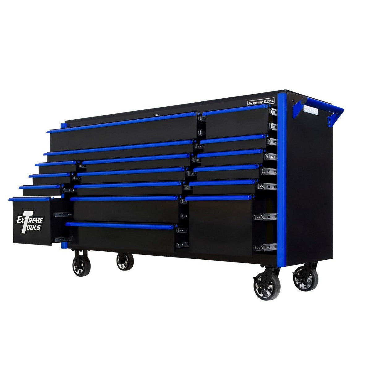 Extreme Tools DX Series 72” 17 Drawer Roller Cabinet