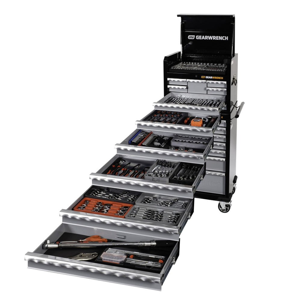 GearWrench 310 Piece Tool Kit With Chest & Roll Cab 89912