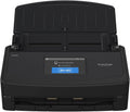 iX1600 Wireless or USB High-Speed Cloud Enabled Document, Photo & Receipt Scanner with Large Touchscreen and Auto Document Feeder for Mac or PC, 17 watts, Black