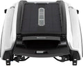 Solar Powered Automatic Robotic Pool Surface Skimmer Cleaner with 24/7 Continuous Cleaning Battery Power and Re-Engineered Twin Salt Chlorine Tolerant Motors (Blue)