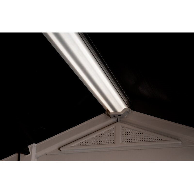 Factor 6 ft. W x 3.5 ft. D Plastic Tool Shed